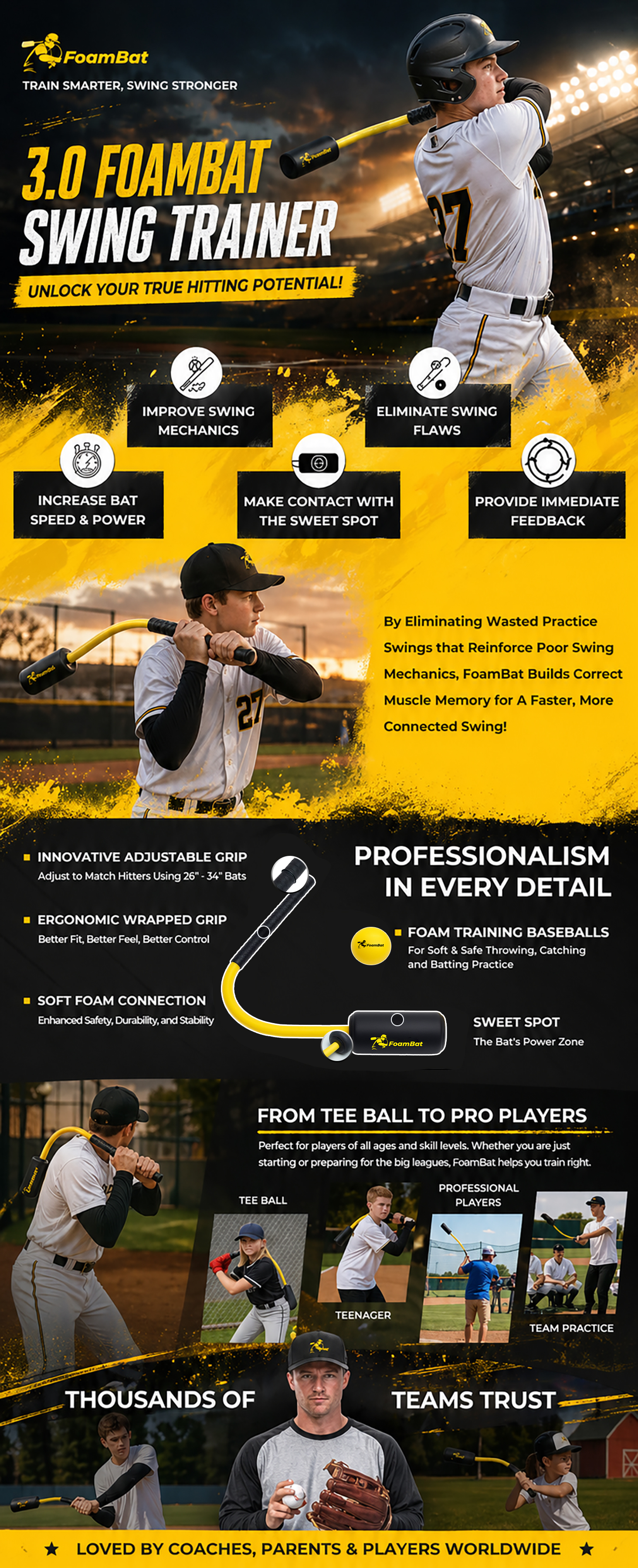 FoamBat 3.0 product details and training benefits